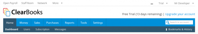 New Navigation Bar