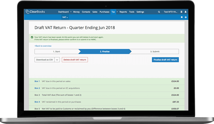 Project reporting view