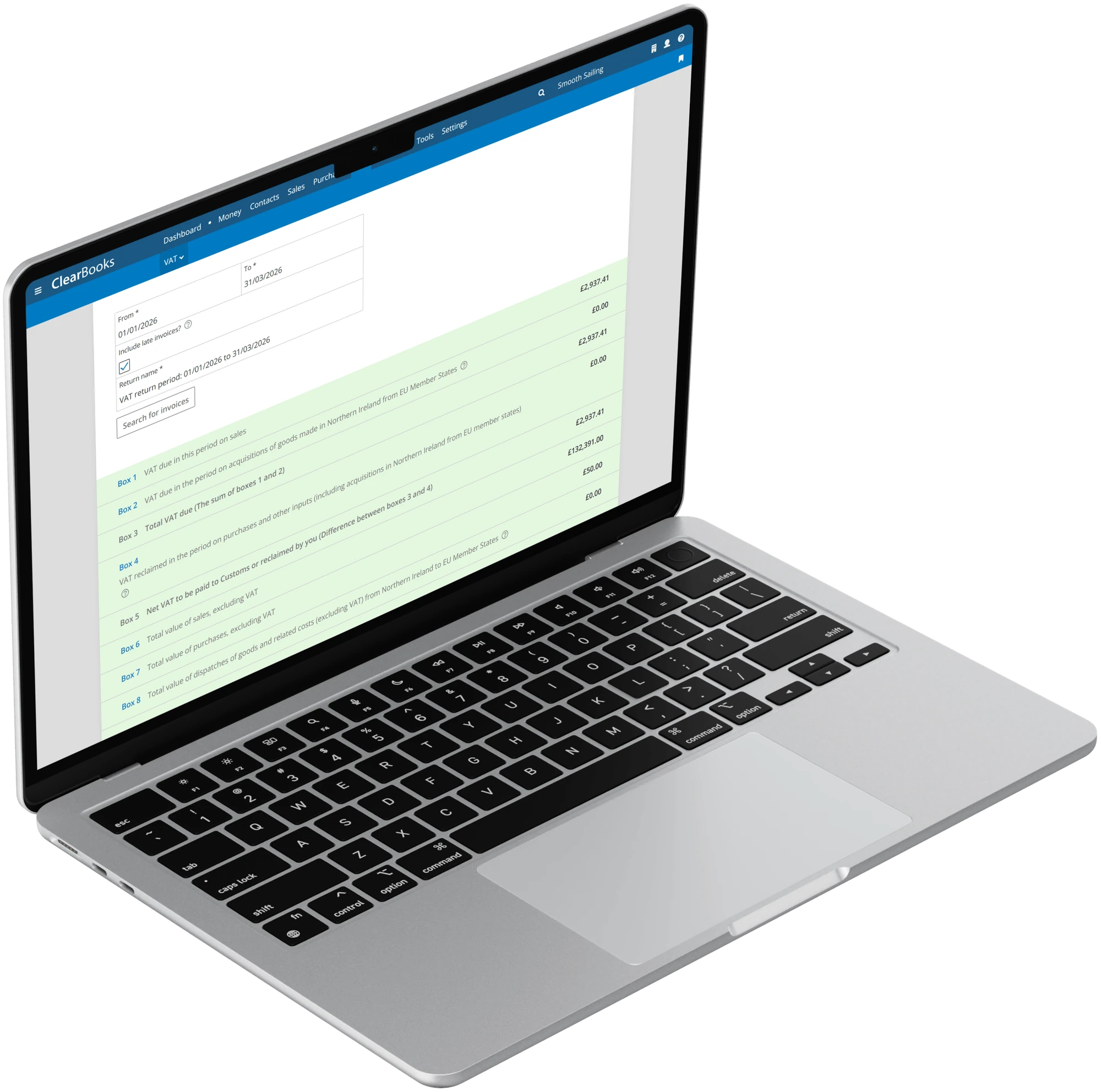 Applying the VAT domestic reverse charge in Clear Books