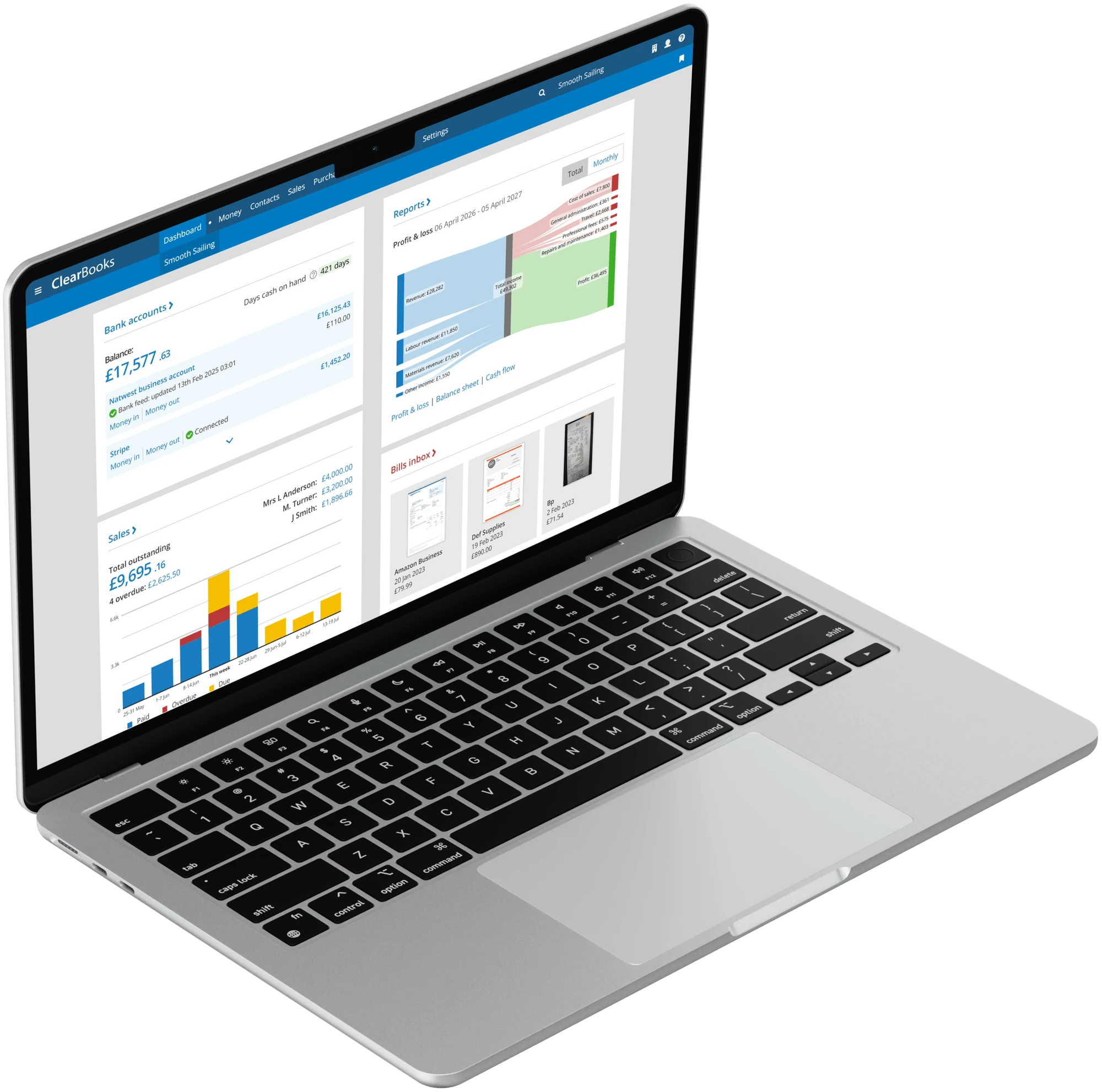 Reviewing payroll data after moving a client mid-year into Clear Books