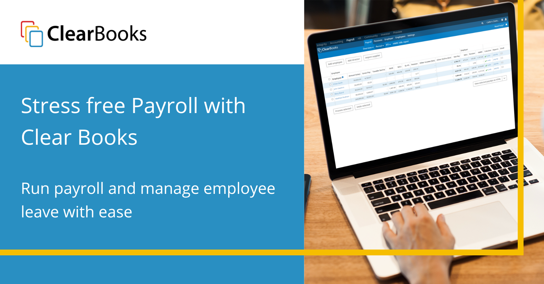 Easy Payroll with Clear Books Clear Books
