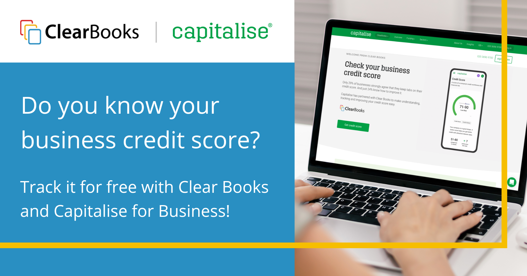 Do you know your own credit score? | Clear Books