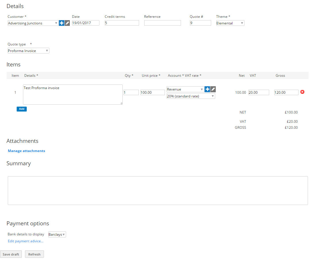 Support Guides Quotes How To Create A Proforma Invoice