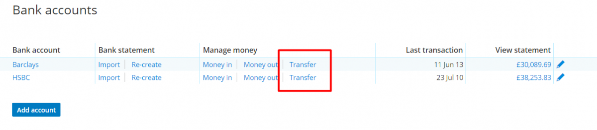 manage - transfer